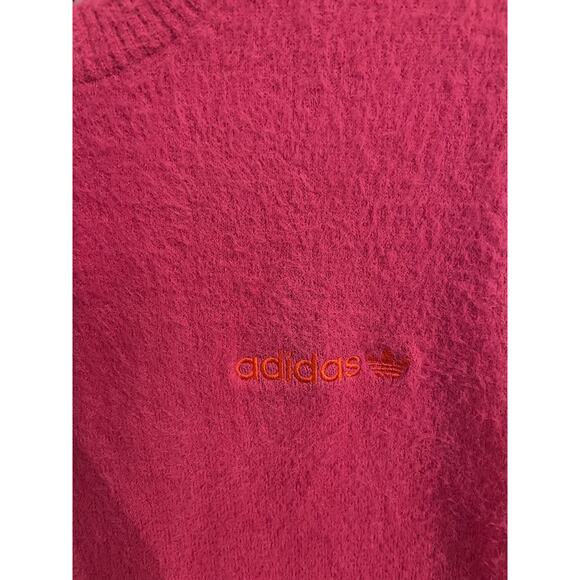 NEW ADIDAS ORIGINALS Fluffy Knitted Vest Women's Size XL Pink JW3648 - Picture 6 of 8